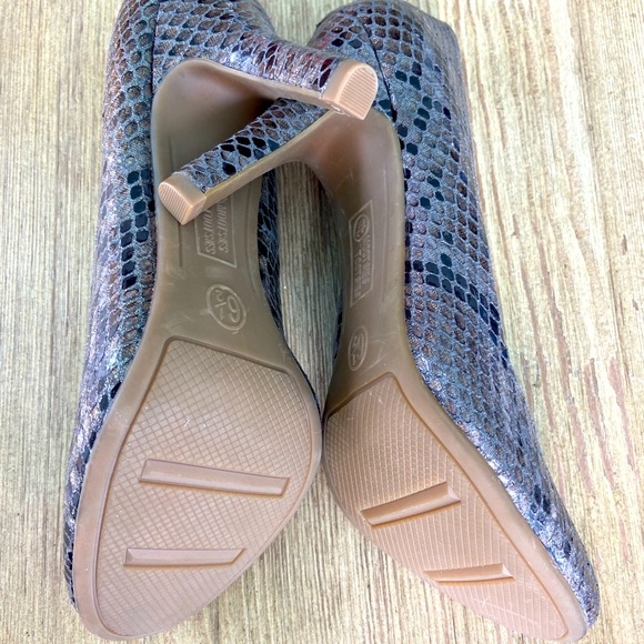 Mootsies Tootsies Snakeskin Print Heels Size 6.5 NEVER WORN - Picture 3 of 3